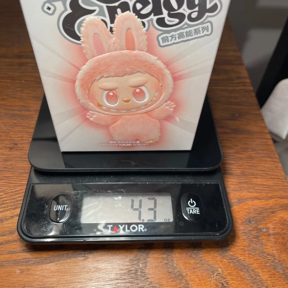 Pop Mart Big Into Energy The Monsters Blind Box Loyalty Plush Toy Labubu‎ Opened